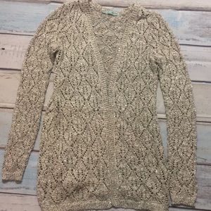 Sequin Sweater Cardigan